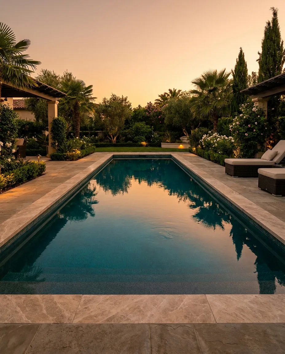 Pool project photo accompanying the landing pages lead quality article