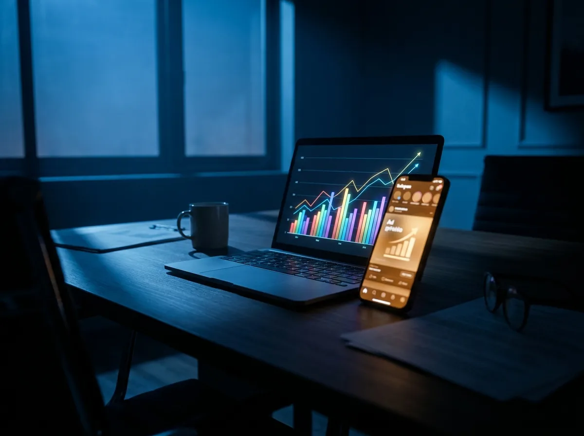 SEO and GEO ranking growth chart for a pool builder website